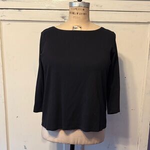 Eileen Fisher Classic Black T Shirt